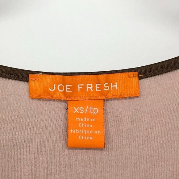 Joe Fresh pale  pink brown snakeskin print pocket t-shirt - Picture 3 of 14